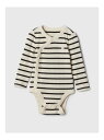 【SALE/40%OFF】(K)クロスオーバー リブ ボディスーツ (ベビー) GAP ギャップ マタニティウェア・ベビー用品 ロンパース・カバーオール ホワイ...