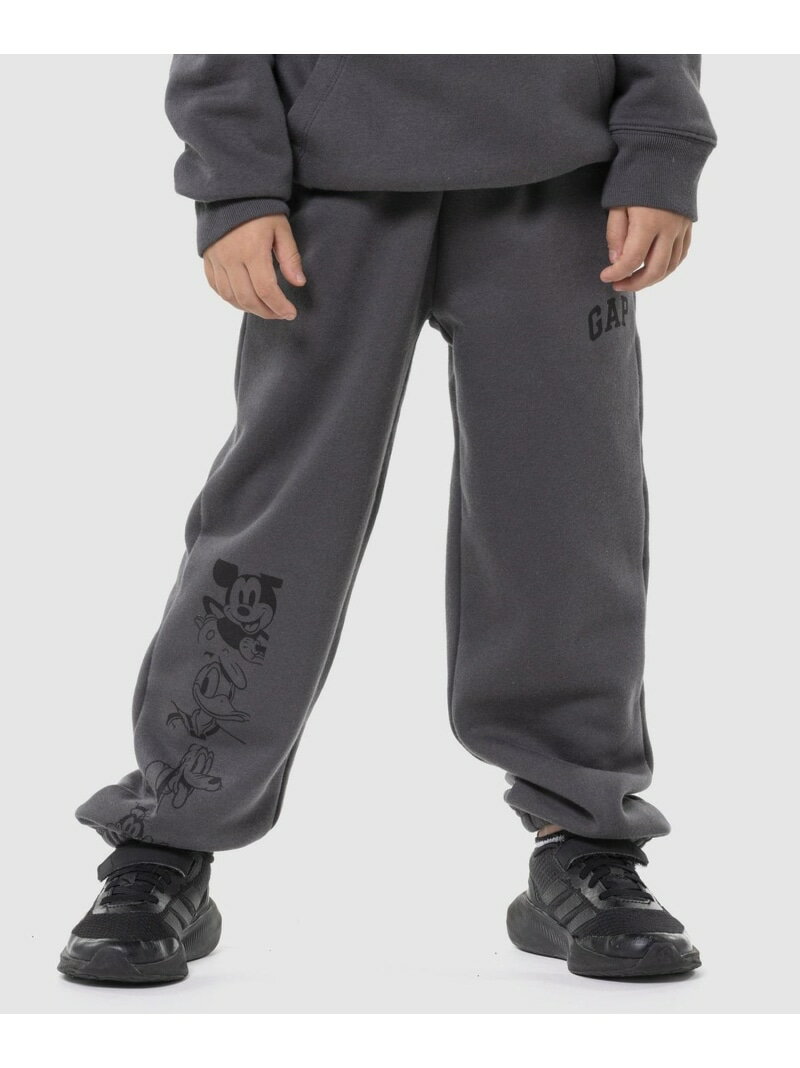 (K)GapKids ｜ ディズニー GAPロゴ ジョガーパンツ GAP ギャップ パンツ ジャージ・スウェットパンツ グレー【送料無料】[Rakuten Fashion]のサムネイル