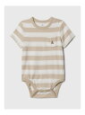 【SALE／40%OFF】(K)babyGap ポケット ボディシャツ GAP ギャップ マタニティウェア・ベビー用品 ロンパース・カバーオール ベージュ ブラック【RBA_E】[Rakuten Fashion]