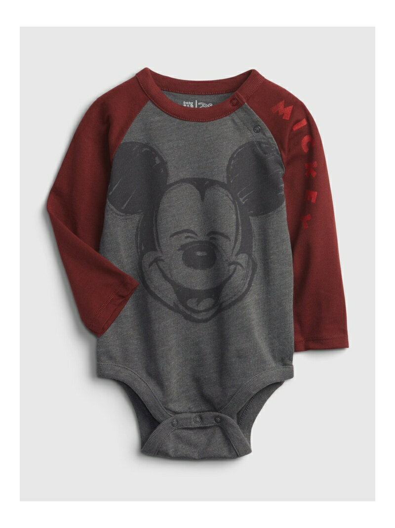 【SALE／39%OFF】(K)Babygap ディズニー ミッキーマウス ボディシャツ GAP ギャップ マタニティウェア・ベビー用品 ロンパース・カバーオール グレー【RBA_E】[Rakuten Fashion]のサムネイル