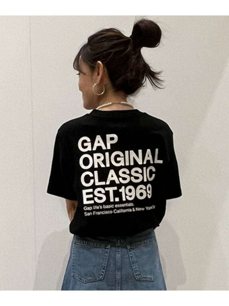 【SALE／62%OFF】 U GAP 1969 ロゴ グラフィックTシャツ ユニセックス GAP ギャップ トップス カットソー・Tシャツ ブラック パープル グリーン イエロー ネイビー ホワイト【RBA_E】[Rakuten …