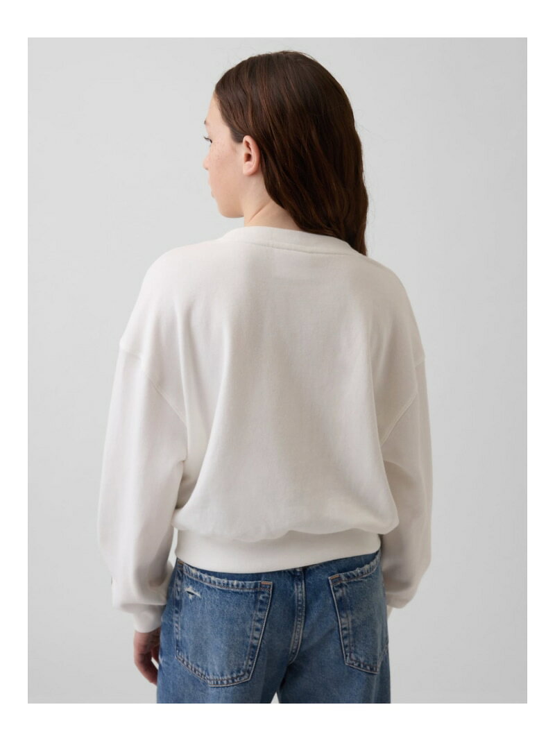 GAP/ギャップの(K)GapKids セサミストリート オーバーサイズ ウェッジ クルーネック スウェットシャツ GAP ギャップ トップス スウェット・トレーナー ピンク ホワイト【送料無料】[Rakuten Fashion]｜アングル3