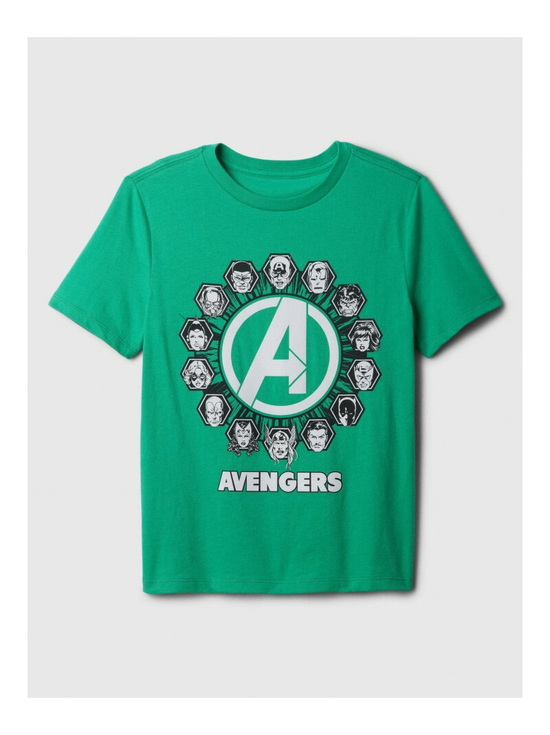 K Gapkids ｜ マーベル アベンジャーズ グラフィックTシャツ GAP ギャップ トップス カットソー・Tシャツ グリーン[Rakuten Fashion]