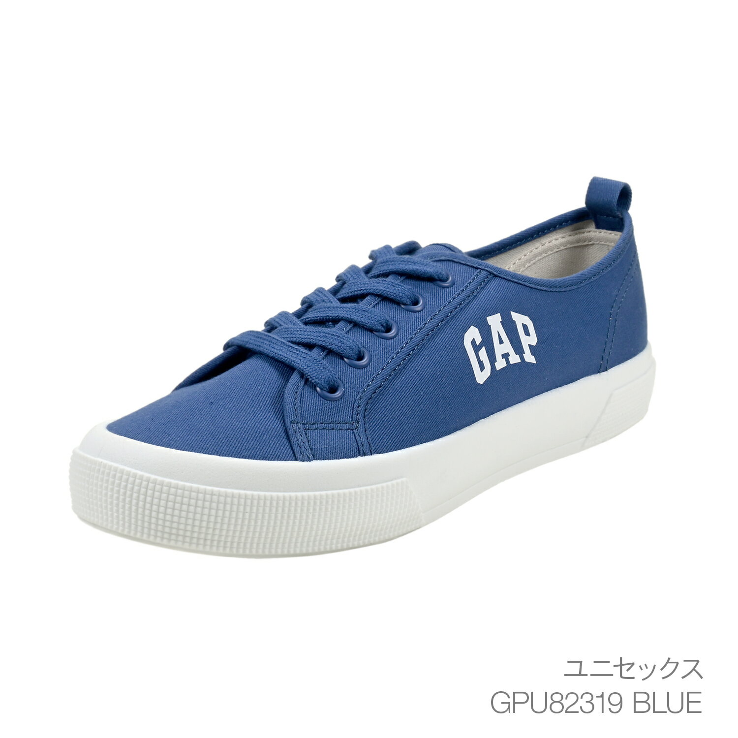 楽天GAPShoesshopGAP 男女兼用 オーガニック コットン スニーカー ブルー 青 シンプル ユニセックス メンズ レディース gap ギャップ GPU82319