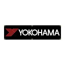 ガレージ系 特大フラッグ 「ヨコハマ・ブラック」サイズ 約170cm×40cm タペストリー バナー 片面プリント ポリエステル素材 ハトメ付き 部屋の壁や店舗装飾に 秘密基地 模様替え 男前インテリアにも◎