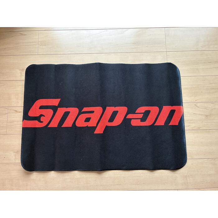 Rakuten - 玄関・ガレージマット「スナップオン黒」約60cm×40cm　表面は肌触りの良い素材　裏面はノンスリップ加工