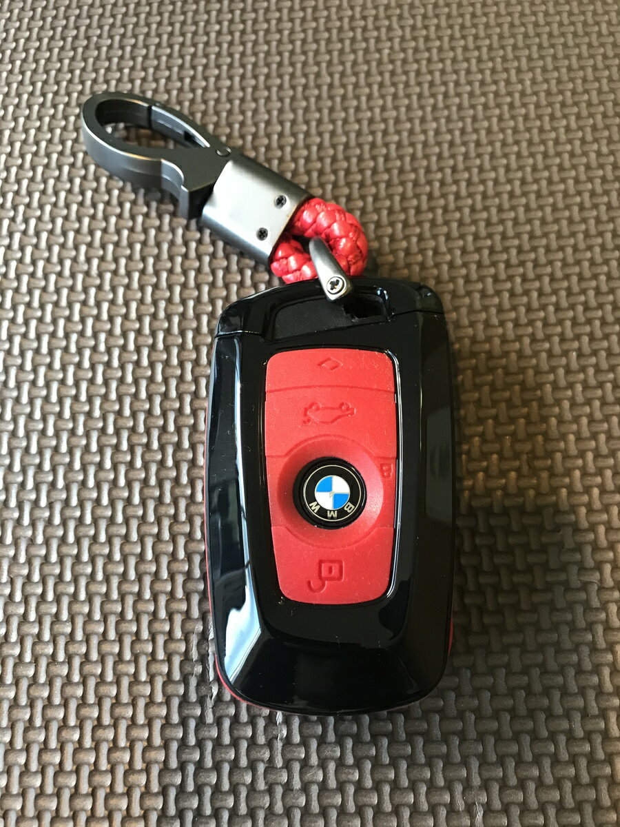 楽天Garage　CHAPハード&ソフト　キーケース　キーカバー　BMW　Key Case　Key　Cover　（レッド&ブラック）F20　F30　F10