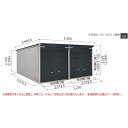 ヨドガレージ ラヴィージュ VGC-2655 2連棟 一般型 標準高タイプ ※東海地区 愛知県・岐阜県・三重県 限定販売 ※一部地域を除く
