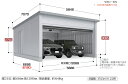 【東海地区 愛知・岐阜・三重 限定販売※一部地域を除く】イナバガレージ タフレージ WG-D5466MP オーバースライド 2台収納タイプ 一般型
