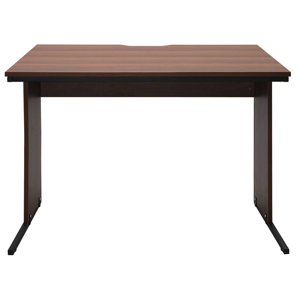 ■在庫限り ワークデスクII 平机 W1000×D700×H700 ウォルナット 機能的でシンプル オフィスデスク 木製 GZWD2-1070DM【事業所様限定商品】