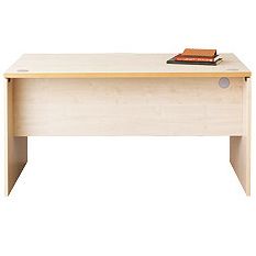 Garage fantoni GLデスク 白木 パネル脚 W1400×D710×H720mm GL-147D 433716 配線穴付 オフィス家具 パソコンデスク ワークデスク イタリア製 [2]