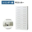  PCロッカー 20人用 2列10段 ホワイト  PC2L-210S 31388 パーソナルロッカー オフィスロッカー PLUS 日本製