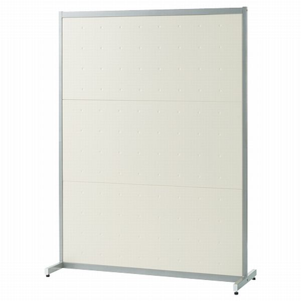 スチールパーティション JP-2B アジャスタータイプ（キャスター無し） W1200 オフホワイト パーテーション 衝立式パネル 林製作所