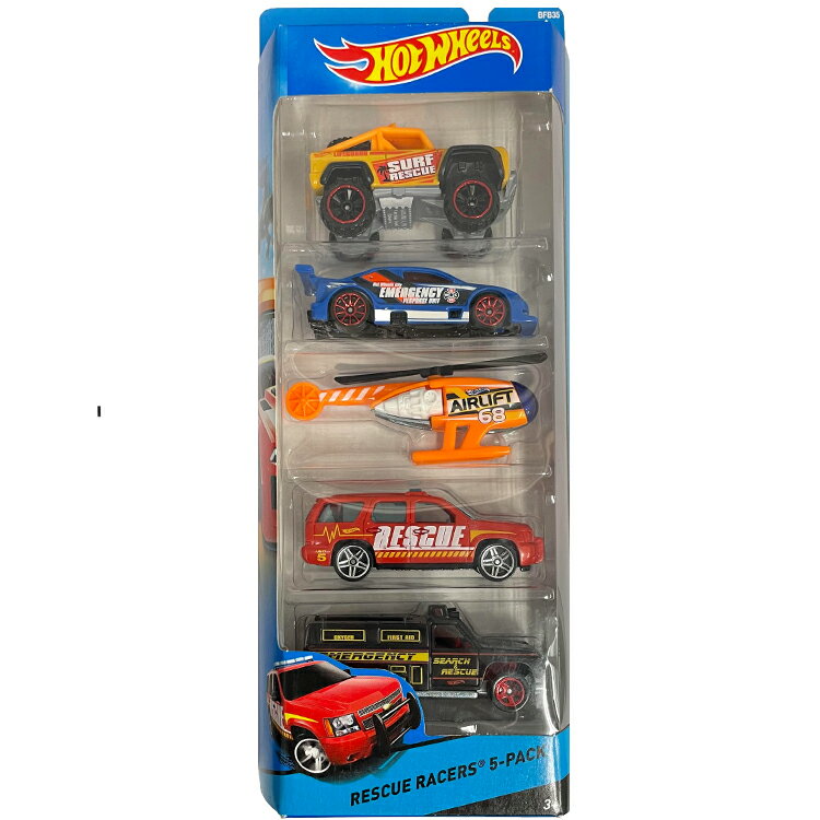 HotWHeeLs RESCUE RACERS 5-PACK@zbgEB[Y ~jJ[