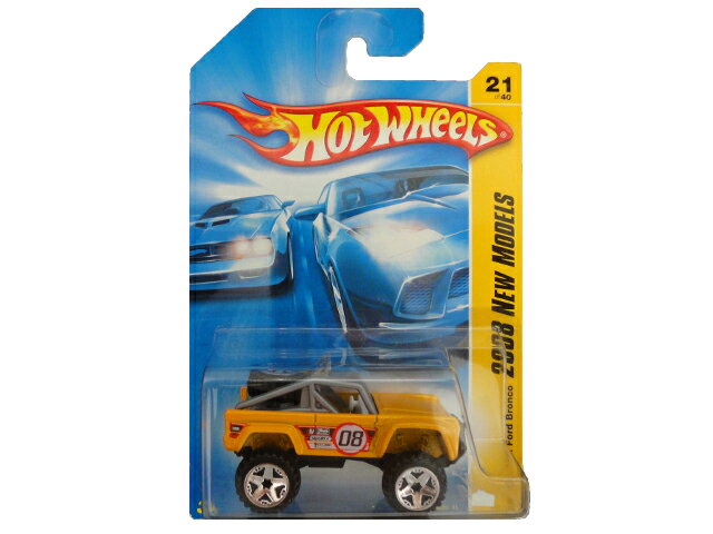 HotWHeeLs Custom Ford Bronco@ 2008 New Models yellow zbgEB[Y@~jJ[