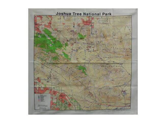 JOSHUA TREE NATIONAL PARK BANDANA ジョシュア・ツリー国立公園 バンダナ　ハンカチ 大判