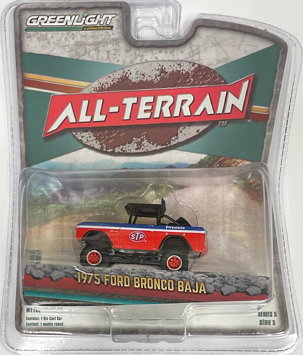 GREENLIGHT Collectibles ALL-TERRAIN 1975 FORD BRONCO BAJA グリーンライト ミニカー