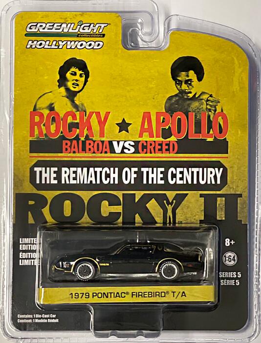 ͵ǤGREENLIGHT Collectibles HOLLYWOOD 1979 PONTIAC FIREBIRD T/A ROCKY 2 ꡼饤 ϥꥦå ߥ˥