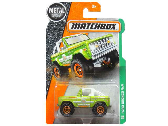 MATCHBOX MBX EXPLORERS FORD BRONCO 4×4 マッチボックス ミニカー フォード ブロンコ グリーン