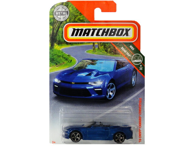 MATCHBOX METAL 16 CHEVY CAMARO CONVERTIBLE ~jJ[ }b`{bNX