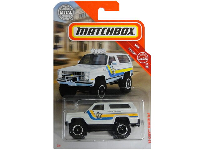 MATCHBOX METAL 89 CHEVY BLAZER 4x4 ~jJ[ }b`{bNX