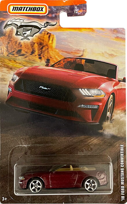 MATCHBOX　 18 FORD MUSTANG CONVERTIBLE　ミニカー マッチボックス