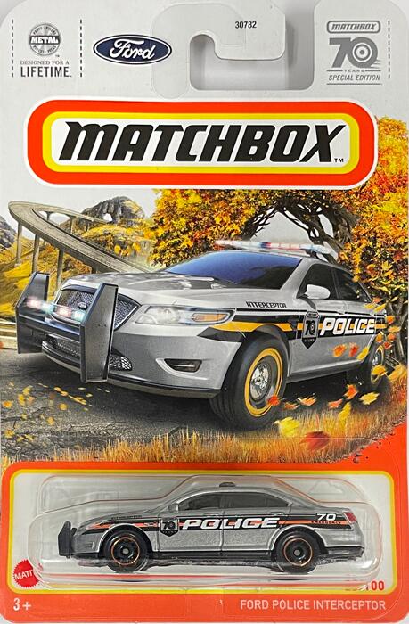 MATCHBOX METAL@FORD POLICE INTERCEPTOR ~jJ[@}b`{bNX