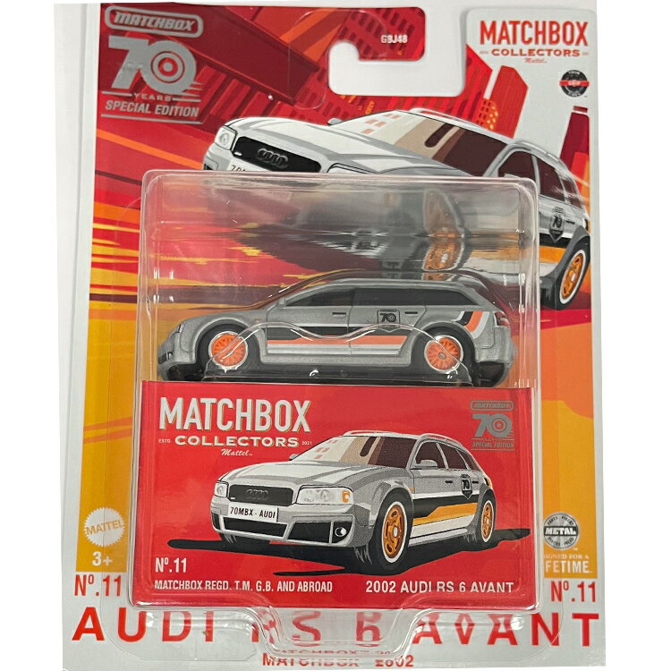 MATCHBOX 70 YEARS SPECIAL EDITION 　2002 AUDI RS 6 AVANT 　 ミニカー マッチボックス