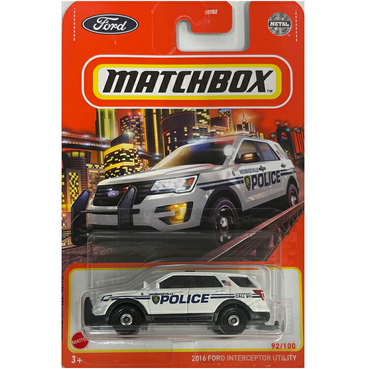 MATCHBOX METAL　2016 FORD INTERCEPTOR UTILITY 　 ミニカー マッチボックス