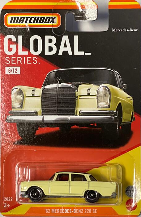 MATCHBOX　GLOBAL SERIES 62 MERCEDES-BENZ 220 SE　　ミニカー　マッチボックス