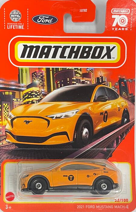 MATCHBOX METAL 2021 FORD MUSTANG MACH-E ~jJ[ }b`{bNX