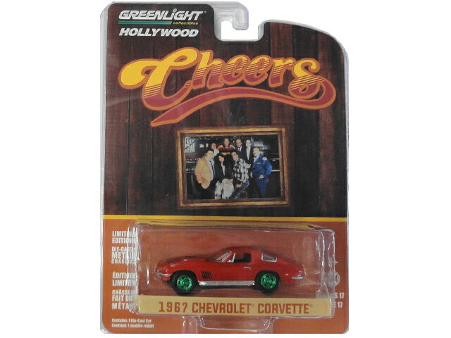 GREENLIGHT HOLLWOOD 1967 CHEVROLET CORVETTE Cheers GREEN WHEELS O[Cg@~jJ[