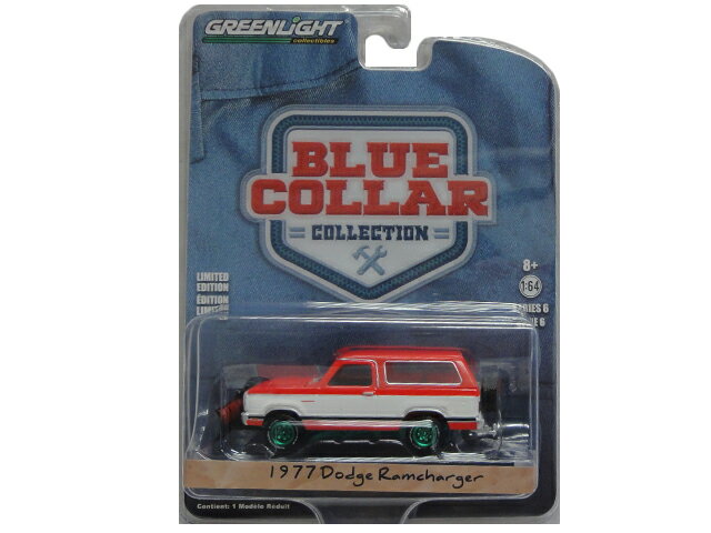 GREENLIGHT BLUE COLLAR COLLECTION 1977 Dodge Ramcharger GREEN WHEELS SERIES 6 O[Cg@~jJ[ 1/64TCY