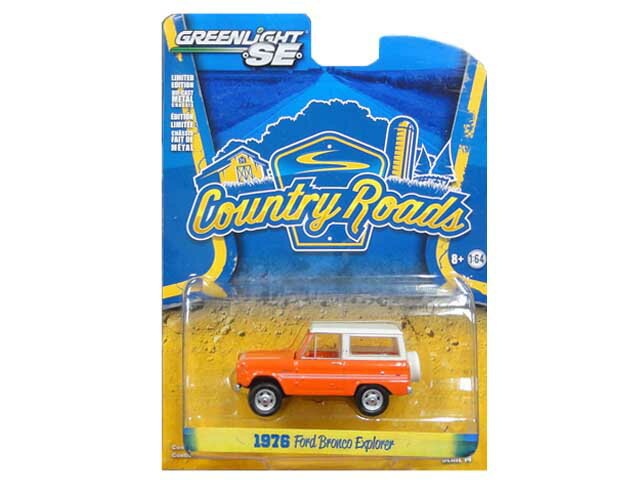 GREENLIGHT COUNTRY ROADS 1976 Ford Bronco ExplorerO[Cg tH[h uR GNXv[[ IW