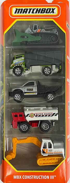 MATCHBOX MBX CONSTRUCTION 3 5pack }b`{bNX@~jJ[ 5pbN