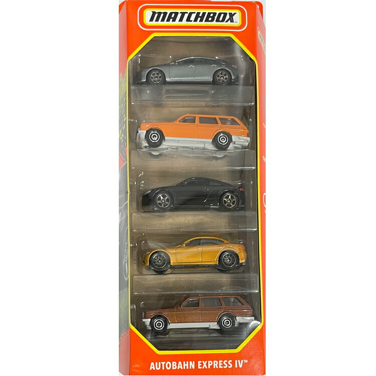 MATCHBOX AUTOBAHN EXPRESS　4　5PACK　マッチボックス　ミニカー 5パック