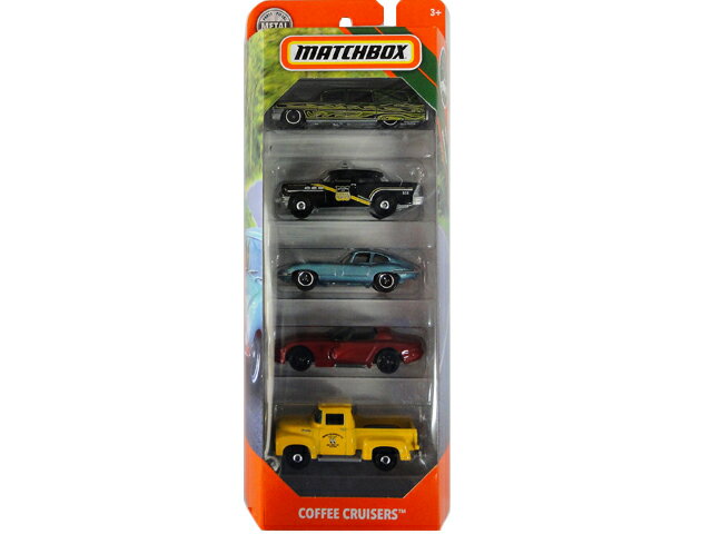 MATCHBOX COFFEE CRUISERS 5pack マッチボックス　ミニカー 5パック