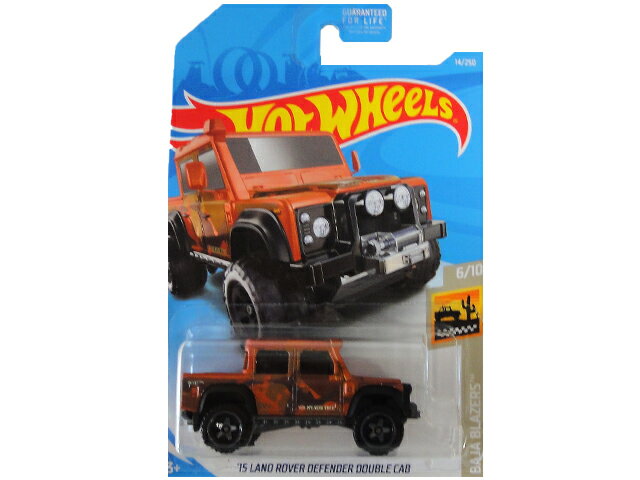 HOTWHEELS BAJA BLAZERS 15 LAND ROVER DEFENDER DOUBLE CAB@zbgEC[@~jJ[