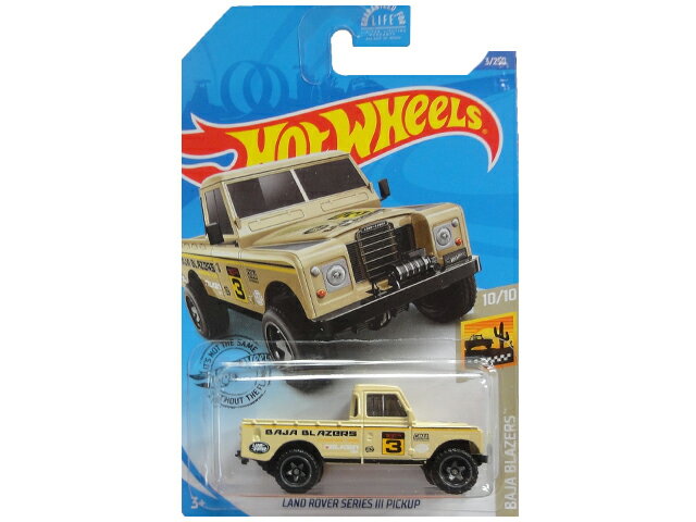 600円→300円　HOTWHEELS　BAJA BLAZERS LAND ROVER SERIES 3 PICKUP ホットウイール　ミニカー