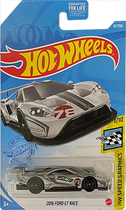 HOTWHEELS HW SPEED GRAPHICS 2016 FORD GT RACE zbgEB[ ~jJ[