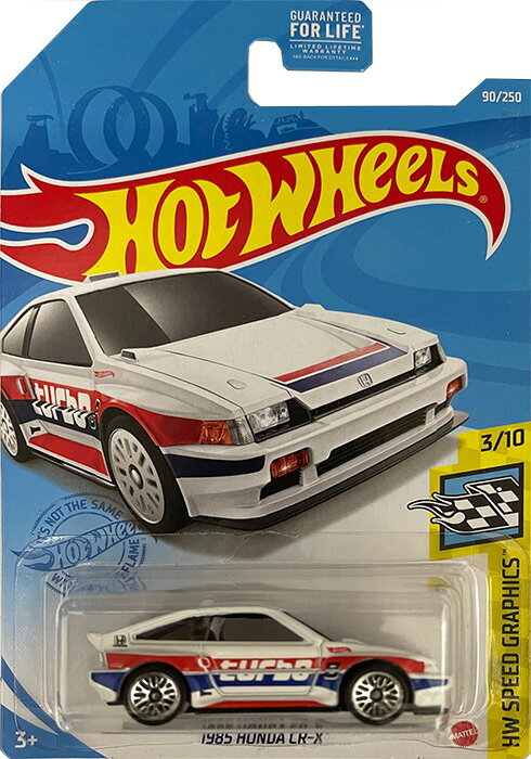 HOTWHEELS HW SPEED GRAPHICS 1985 HONDA CR-X zbgEB[ ~jJ[