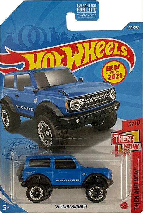 HOTWHEELS THEN AND NOW 21 FORD BRONCO zbgEB[ ~jJ[