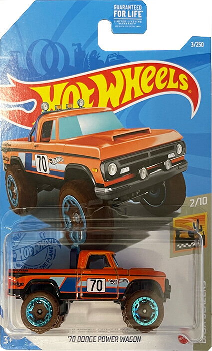 HOTWHEELS　BAJA BLAZERS　70 DODGE POWER WAGON　ホットウィール ミニカー