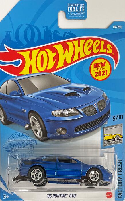 HOTWHEELS FACTORY FRESH 06 PONTIAC GTO ホットウィール ミニカー