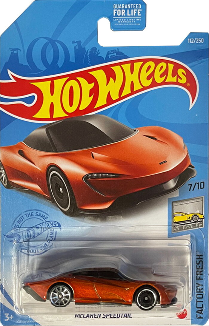 HotWHeeLs HW FACTORY FRESH McLAREN SPEEDTAIL ホ