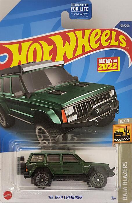 HotWHeeLs　 HW BAJA BLAZERS 95 JEEP CHEROKEE　ホットウィール ミニカー