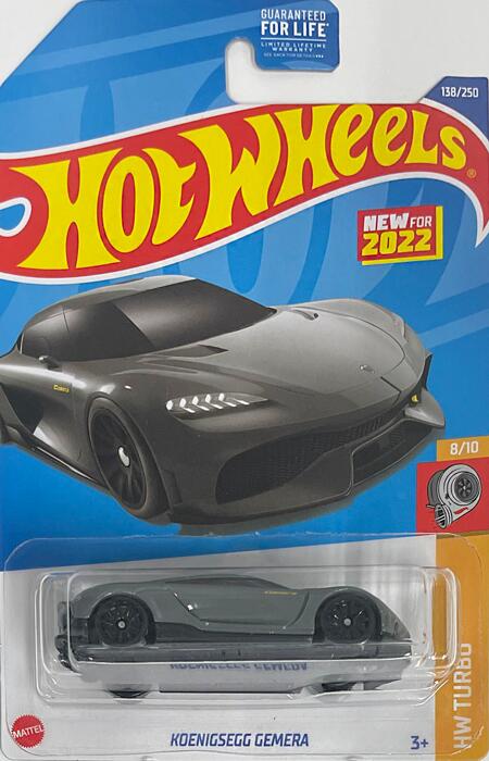 HotWHeeLs HW TURBO KOENIGSEGG GEMERA zbgEB[ ~jJ[