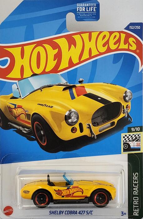 HotWHeeLs@ HW RETRO RACERS@SHELBY COBRA 427 S/C zbgEB[ ~jJ[