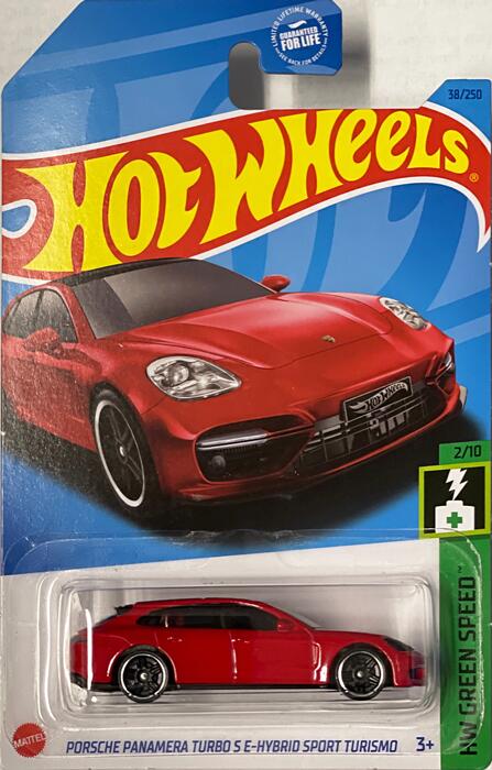 HotWHeeLs HW　GREEN SPEED PORSCHE PANAMERA TURBO SE-HYBRID SPORT TURISMO ホットウィール ミニカー