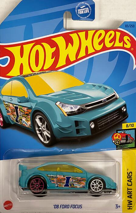 HotWHeeLs HW ART CARS 08 FORD FOCUS zbgEB[Y ~jJ[